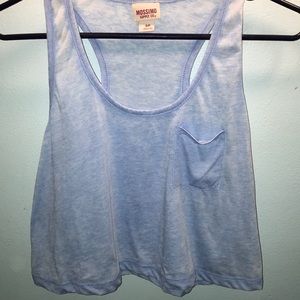 Crop Top Pocket Tank Top (S)
